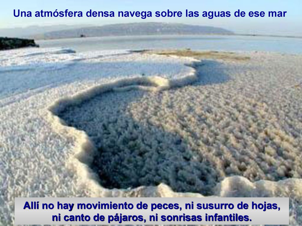 Una atmósfera densa navega sobre las aguas de ese mar
