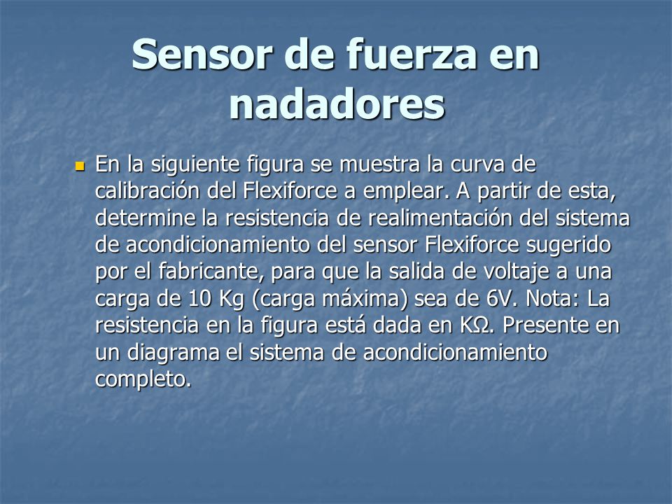 Sensor de fuerza en nadadores