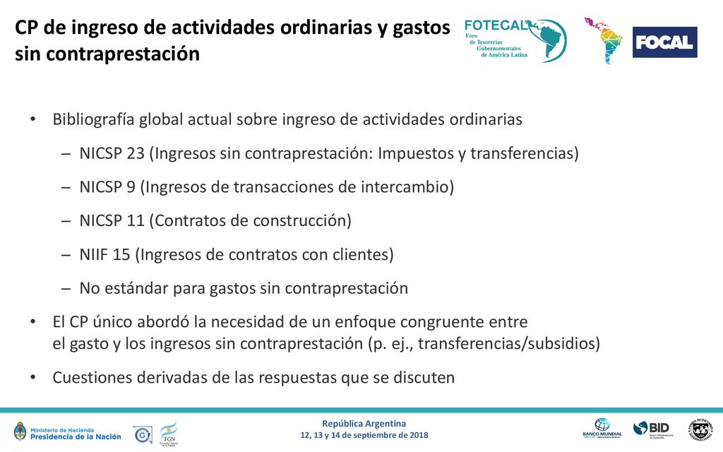 CP de ingreso de actividades ordinarias y gastos sin contraprestación