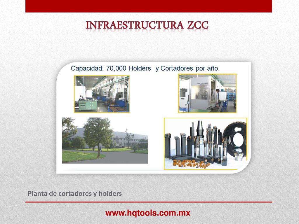 Infraestructura zcc Planta de cortadores y holders