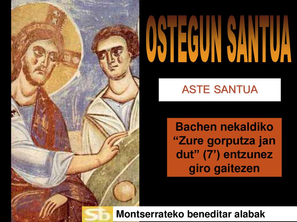 Bachen nekaldiko Zure gorputza jan dut (7’) entzunez giro gaitezen