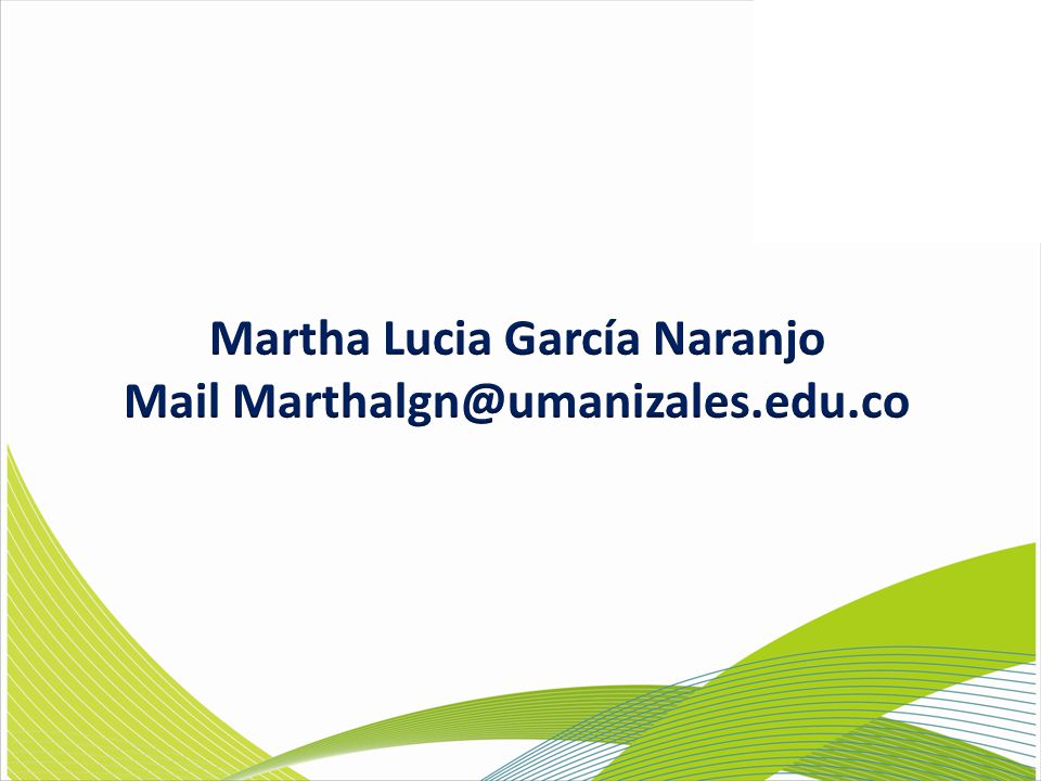 Martha Lucia García Naranjo Mail