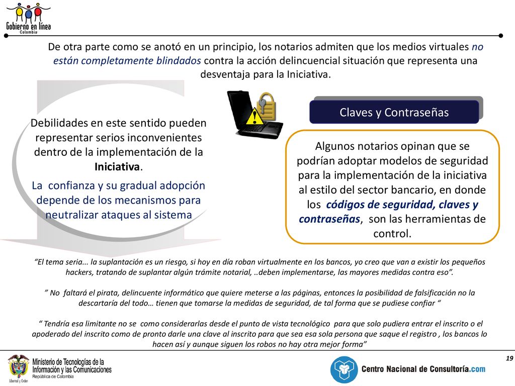 Percepción de la Tecnología por parte de los notarios