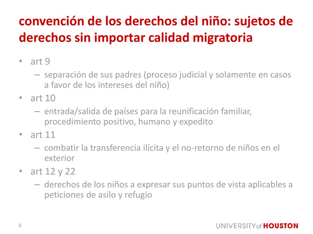 convención de los derechos del niño: sujetos de derechos sin importar calidad migratoria