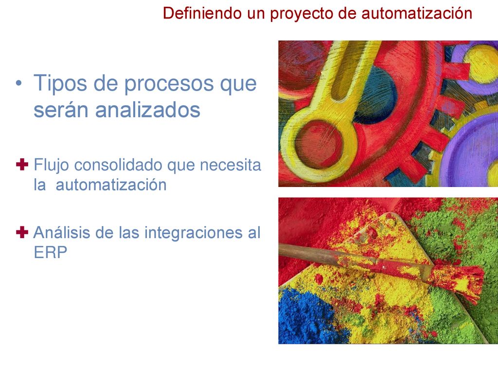 Tipos de procesos que serán analizados