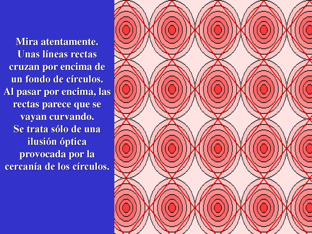 Unas líneas rectas cruzan por encima de un fondo de círculos.