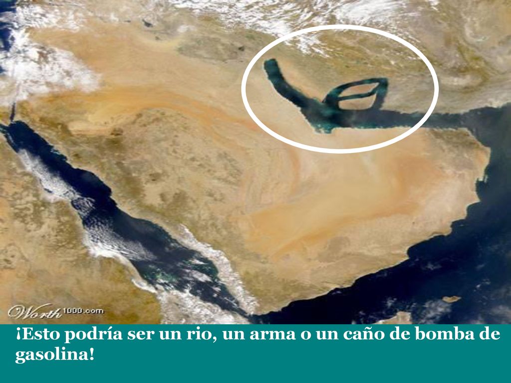 ¡Esto podría ser un rio, un arma o un caño de bomba de gasolina!
