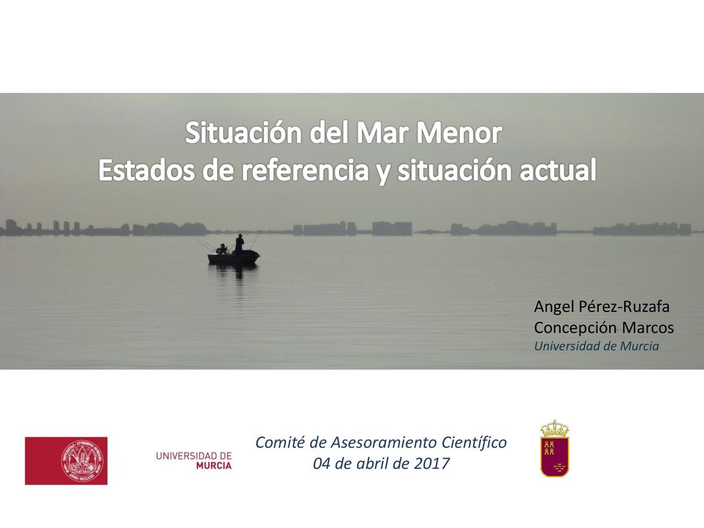 Situación del Mar Menor Estados de referencia y situación actual