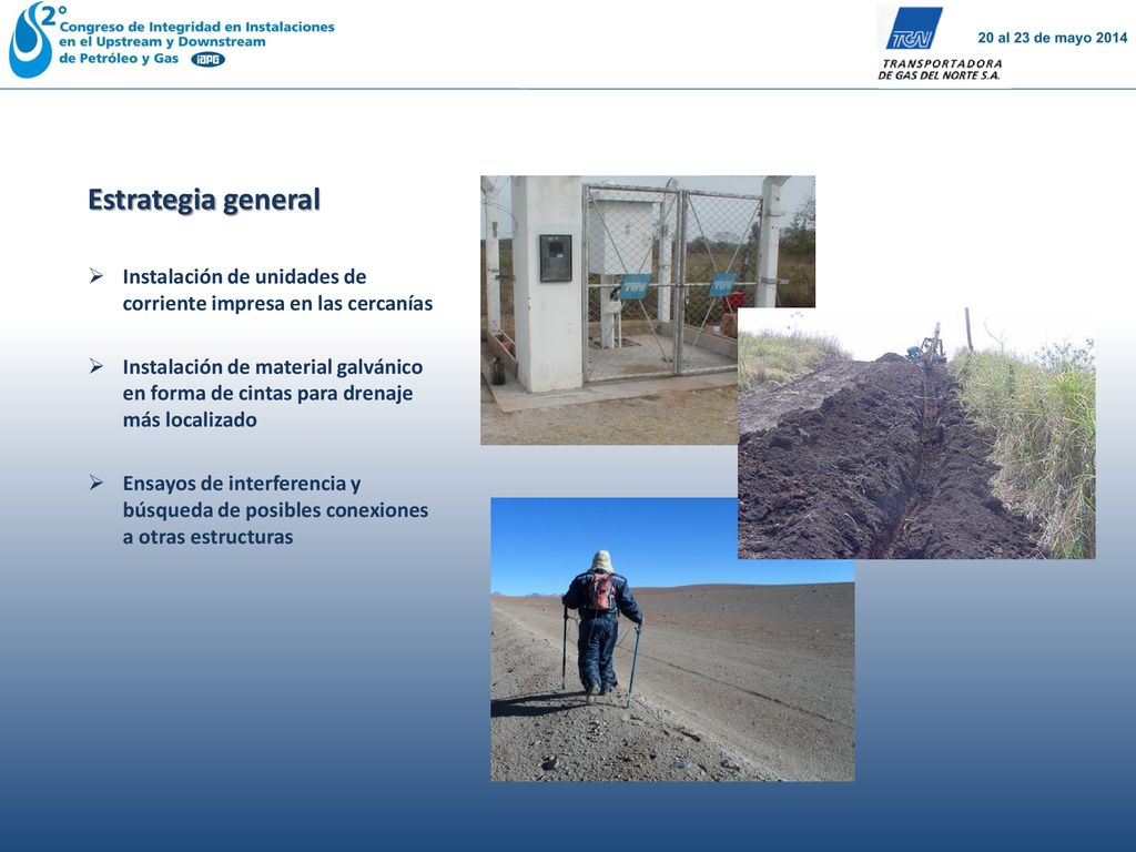 Estrategia general Instalación de unidades de corriente impresa en las cercanías.
