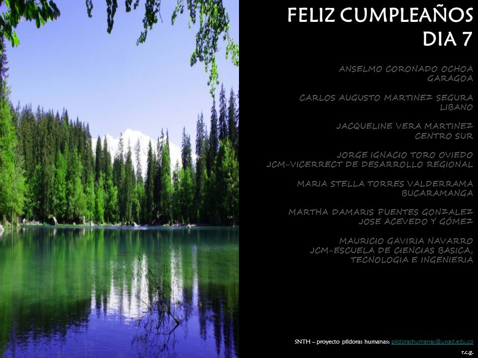 FELIZ CUMPLEAÑOS DIA 7 ANSELMO CORONADO OCHOA GARAGOA