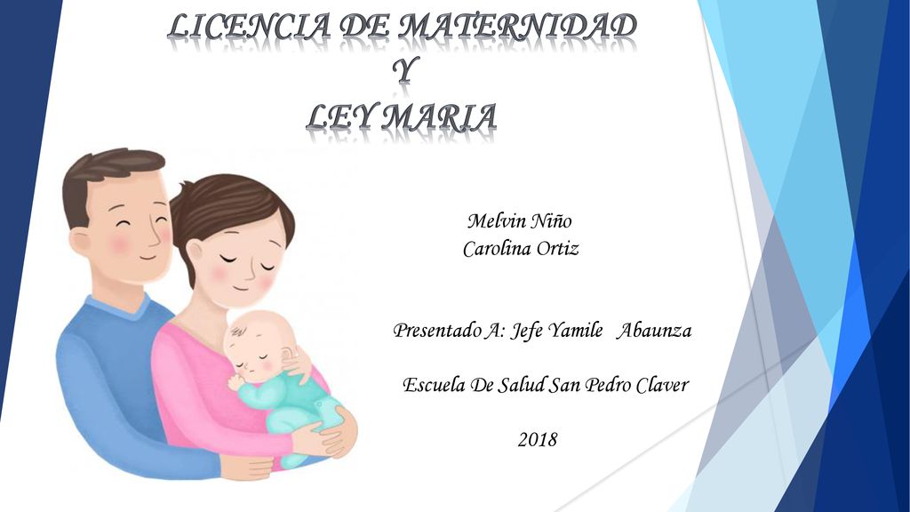 LICENCIA DE MATERNIDAD