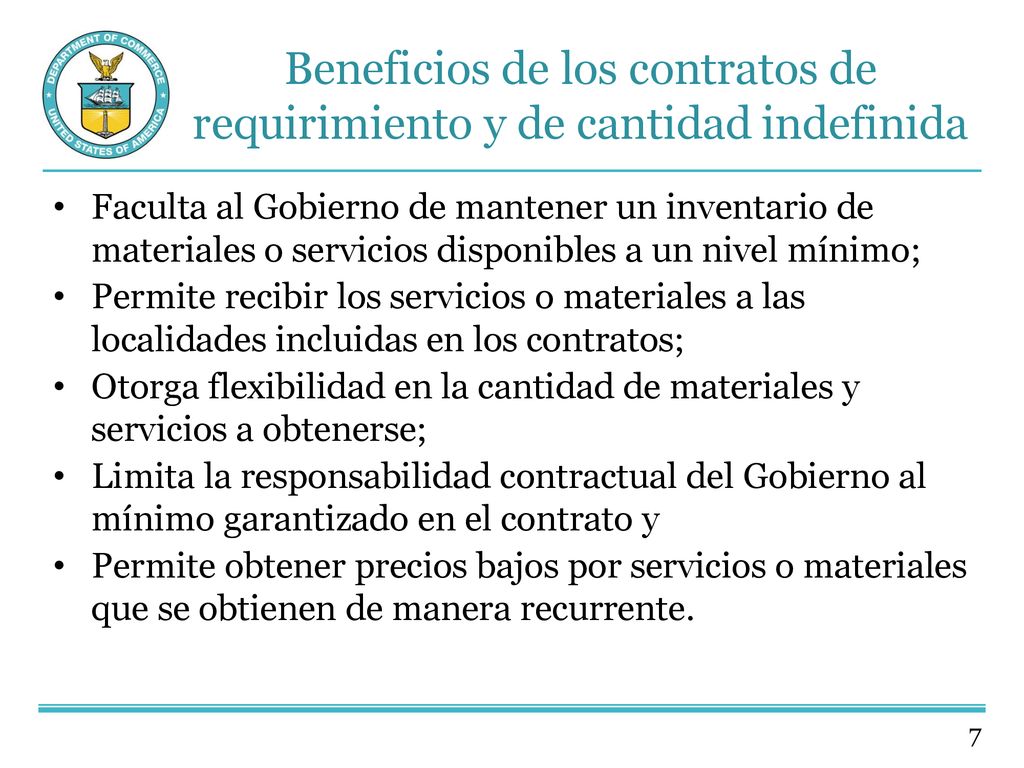 Beneficios de los contratos de requirimiento y de cantidad indefinida