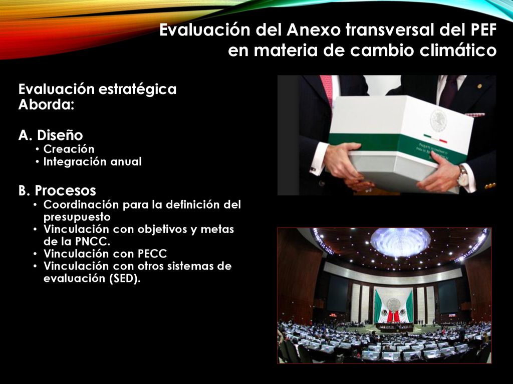 Evaluación del Anexo transversal del PEF en materia de cambio climático