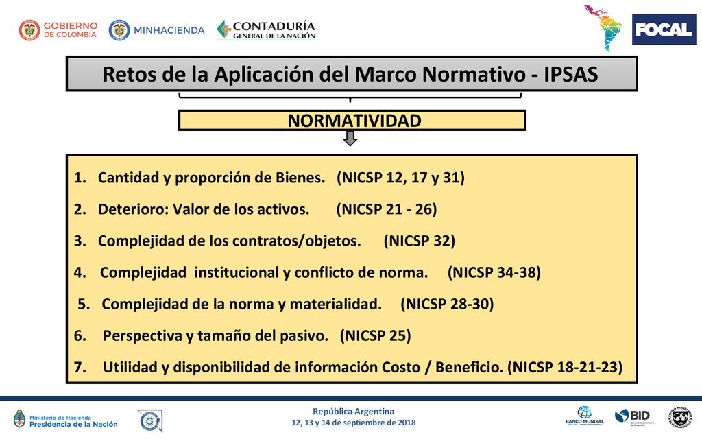 Retos de la Aplicación del Marco Normativo - IPSAS
