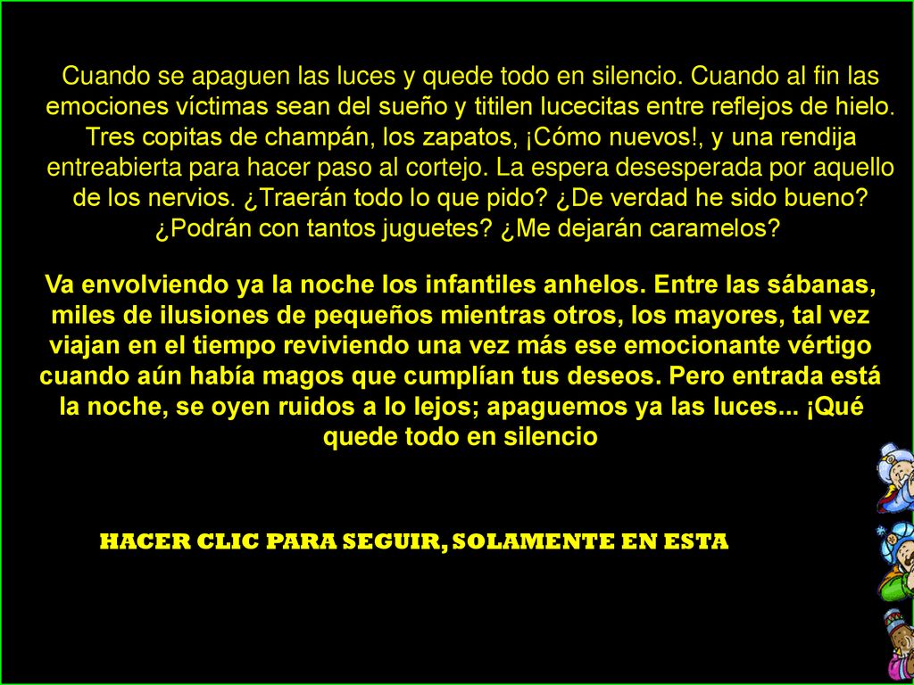 Cuando se apaguen las luces y quede todo en silencio