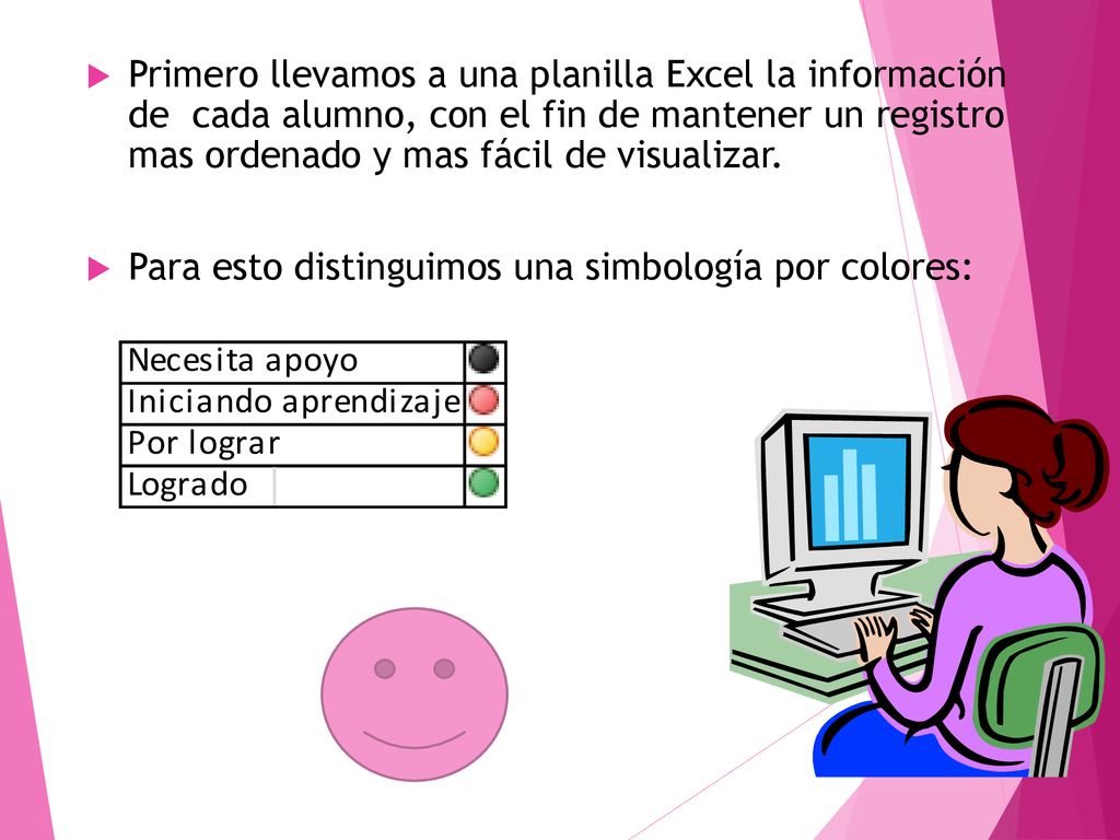 Primero llevamos a una planilla Excel la información de cada alumno, con el fin de mantener un registro mas ordenado y mas fácil de visualizar.