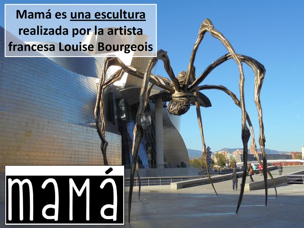 Mamá es una escultura realizada por la artista francesa Louise Bourgeois