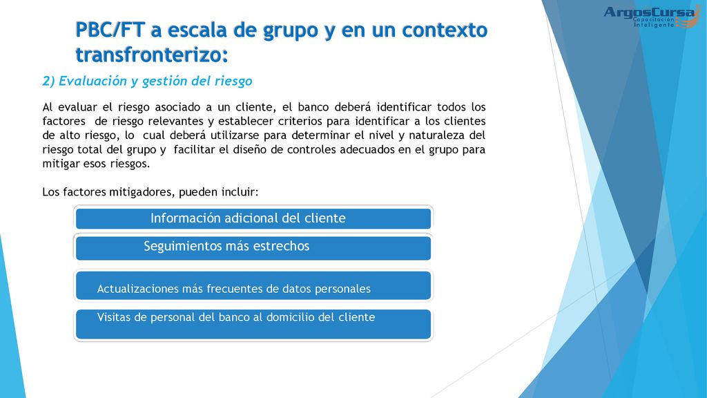 PBC/FT a escala de grupo y en un contexto transfronterizo: