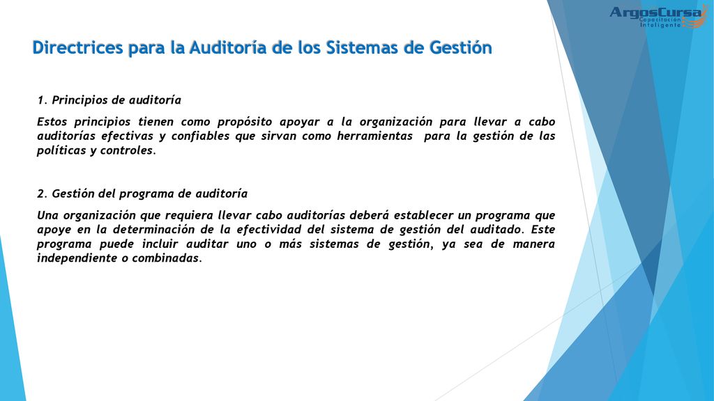 Directrices para la Auditoría de los Sistemas de Gestión