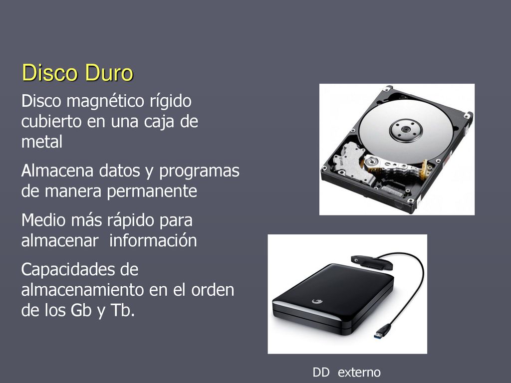 Disco Duro Disco magnético rígido cubierto en una caja de metal