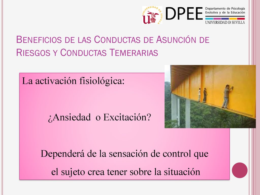 Beneficios de las Conductas de Asunción de Riesgos y Conductas Temerarias