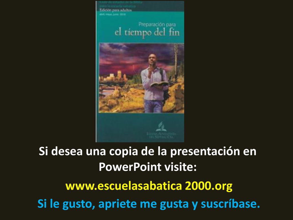Si desea una copia de la presentación en PowerPoint visite: