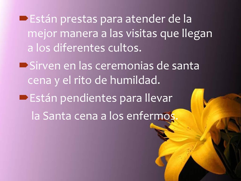 Están prestas para atender de la mejor manera a las visitas que llegan a los diferentes cultos.
