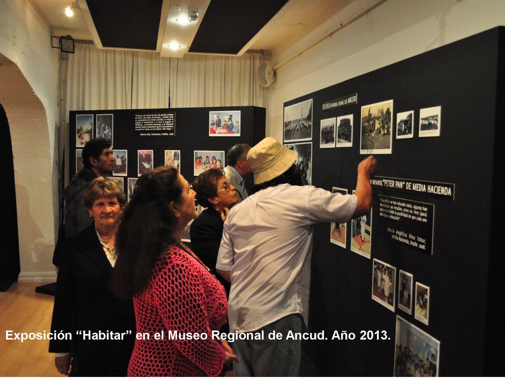 Exposición Habitar en el Museo Regional de Ancud. Año 2013.