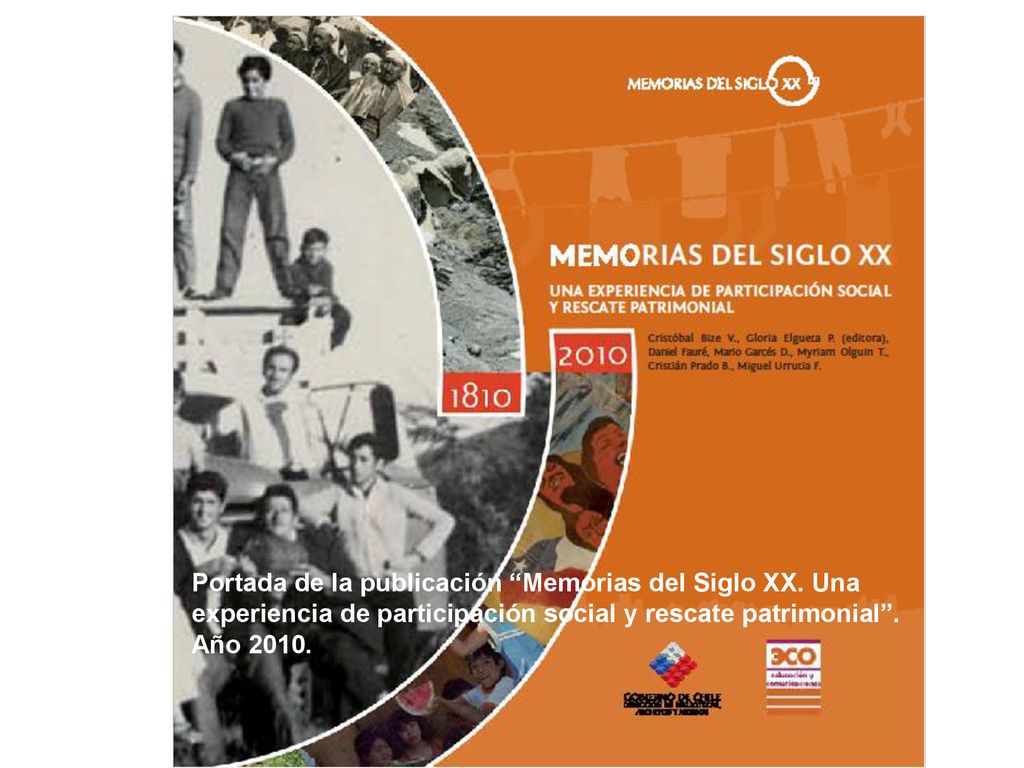 Portada de la publicación Memorias del Siglo XX