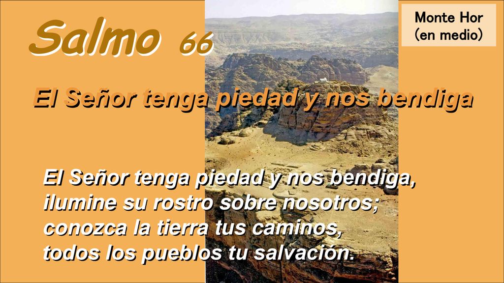 Salmo 66 El Señor tenga piedad y nos bendiga