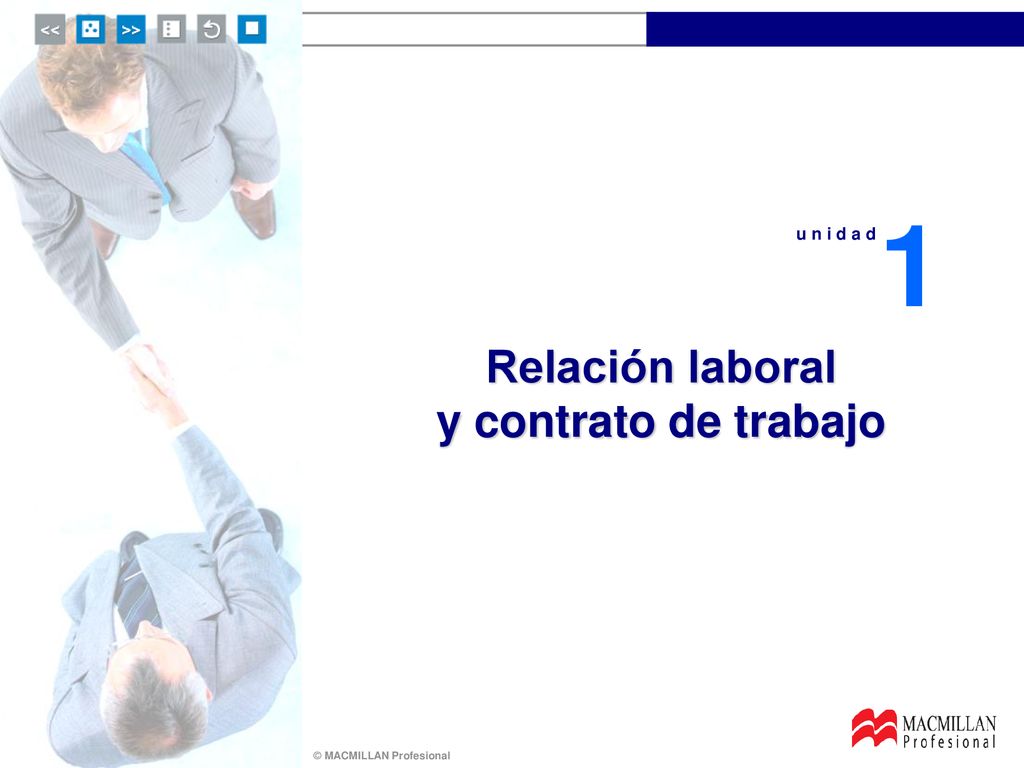 1 u n i d a d Relación laboral y contrato de trabajo