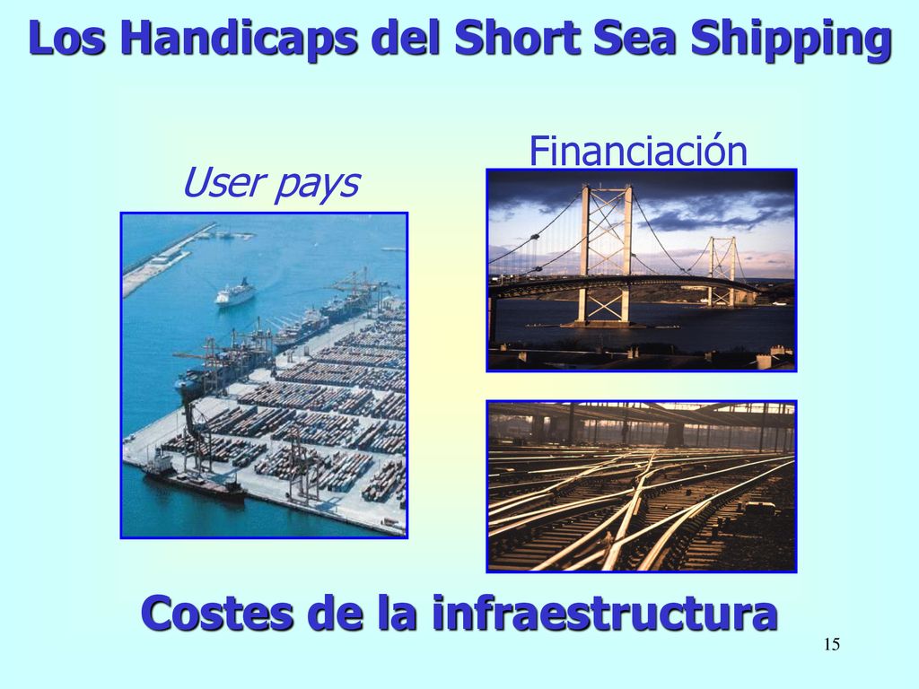 Los Handicaps del Short Sea Shipping Costes de la infraestructura