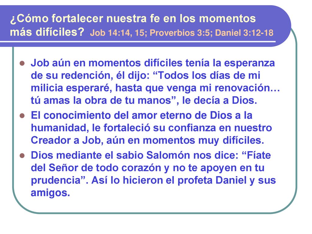 ¿Cómo fortalecer nuestra fe en los momentos más difíciles