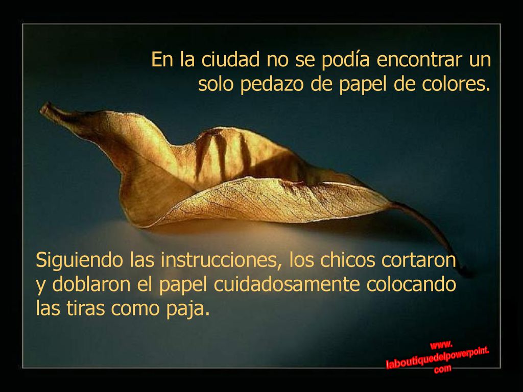 En la ciudad no se podía encontrar un solo pedazo de papel de colores.