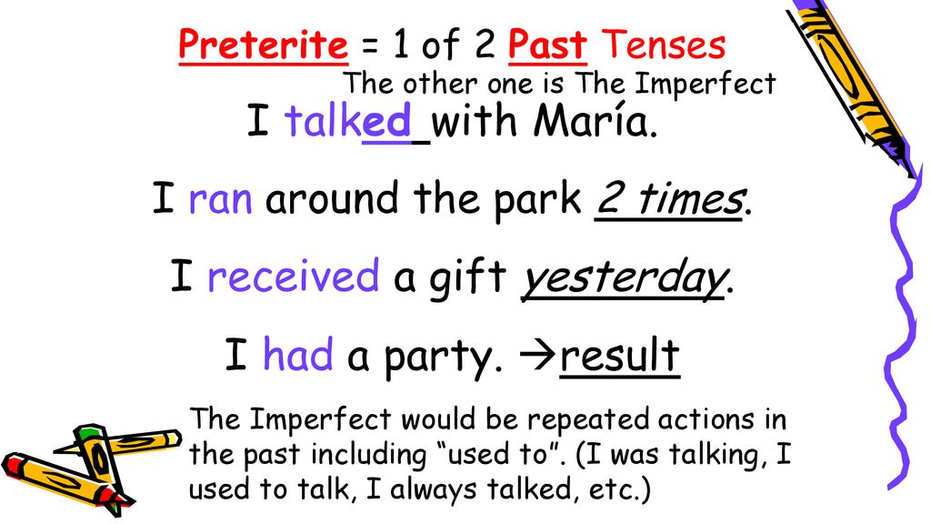 I received a gift yesterday. I had a party. result