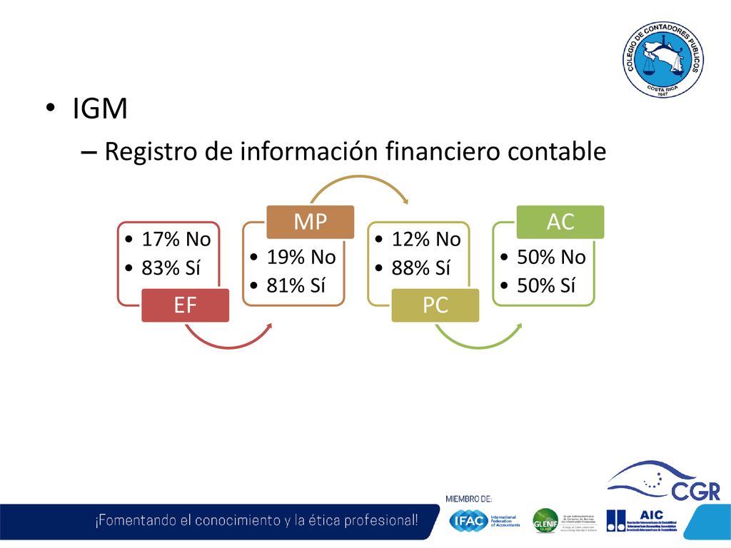 IGM Registro de información financiero contable EF MP PC AC 17% No