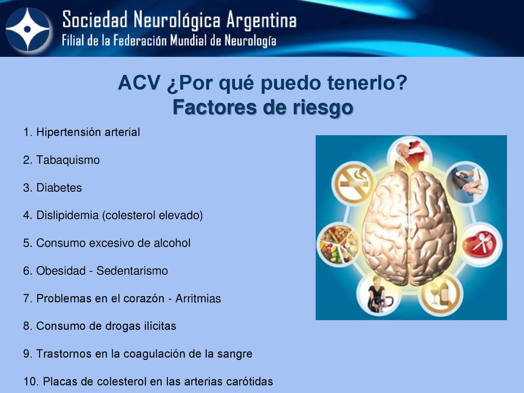 ACV ¿Por qué puedo tenerlo Factores de riesgo
