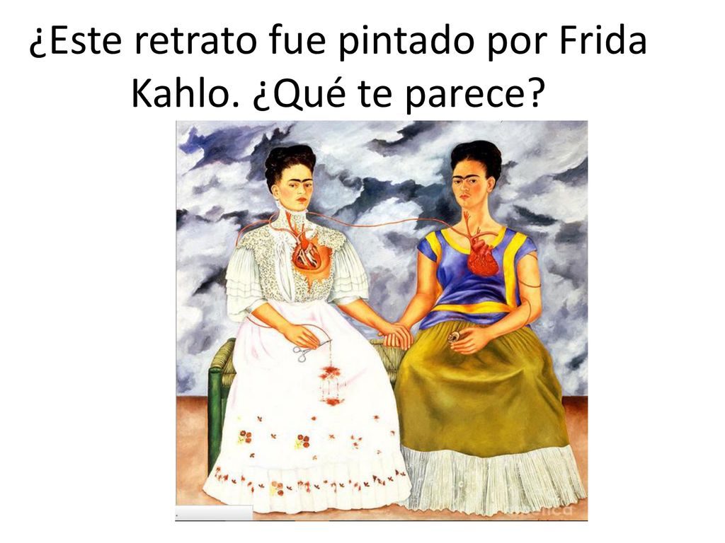 ¿Este retrato fue pintado por Frida Kahlo. ¿Qué te parece