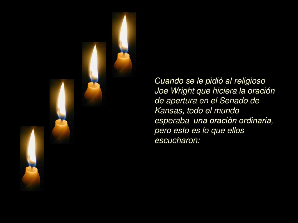 Cuando se le pidió al religioso Joe Wright que hiciera la oración de apertura en el Senado de Kansas, todo el mundo esperaba una oración ordinaria, pero esto es lo que ellos escucharon: