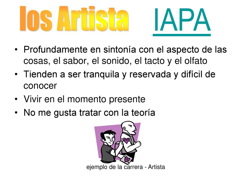 los Artista IAPA Profundamente en sintonía con el aspecto de las cosas, el sabor, el sonido, el tacto y el olfato.