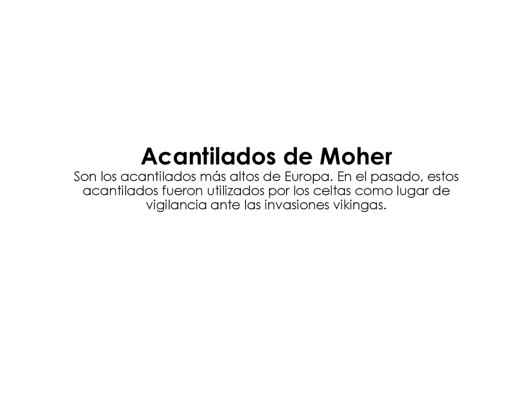 Acantilados de Moher Son los acantilados más altos de Europa