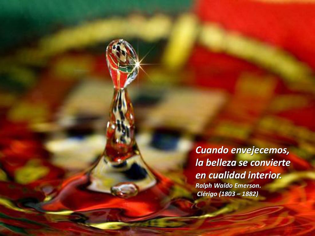 Cuando envejecemos, la belleza se convierte en cualidad interior.