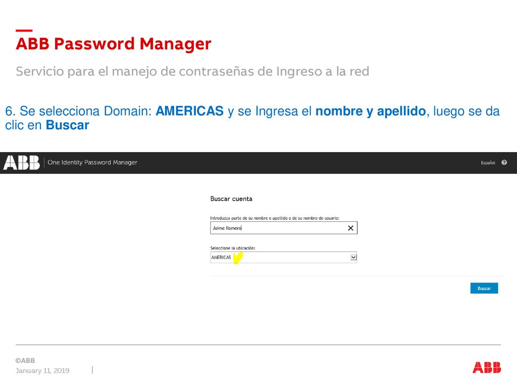 Servicio para el manejo de contraseñas de Ingreso a la red