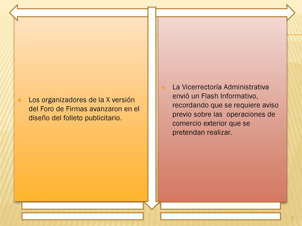 Los organizadores de la X versión del Foro de Firmas avanzaron en el diseño del folleto publicitario.