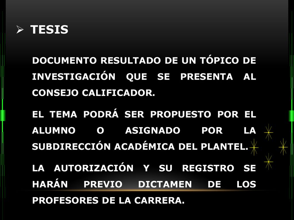TESIS DOCUMENTO RESULTADO DE UN TÓPICO DE INVESTIGACIÓN QUE SE PRESENTA AL CONSEJO CALIFICADOR.
