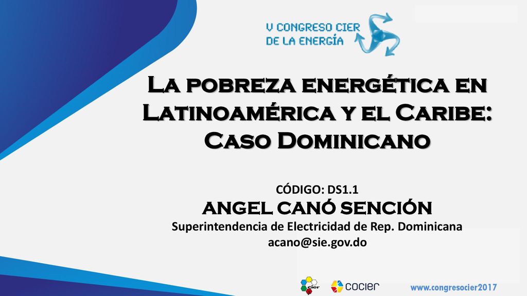 La pobreza energética en Latinoamérica y el Caribe: Caso Dominicano
