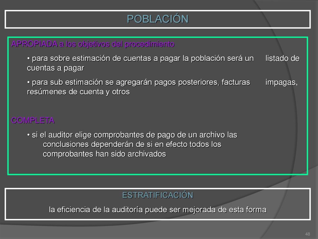la eficiencia de la auditoría puede ser mejorada de esta forma