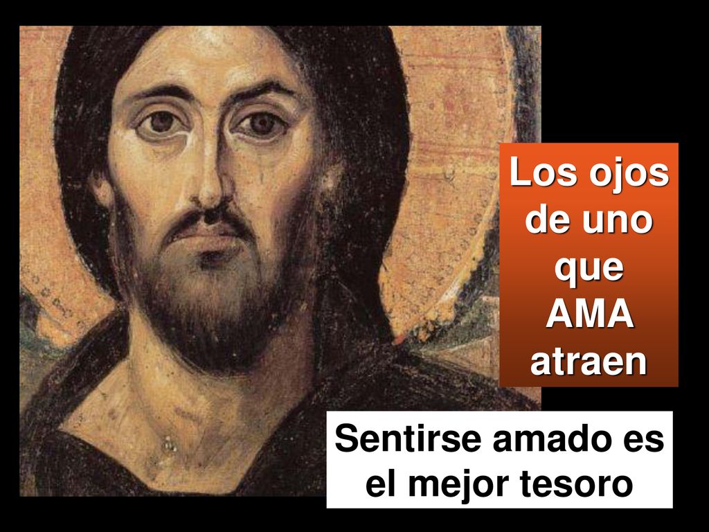 Los ojos de uno que AMA atraen Sentirse amado es el mejor tesoro