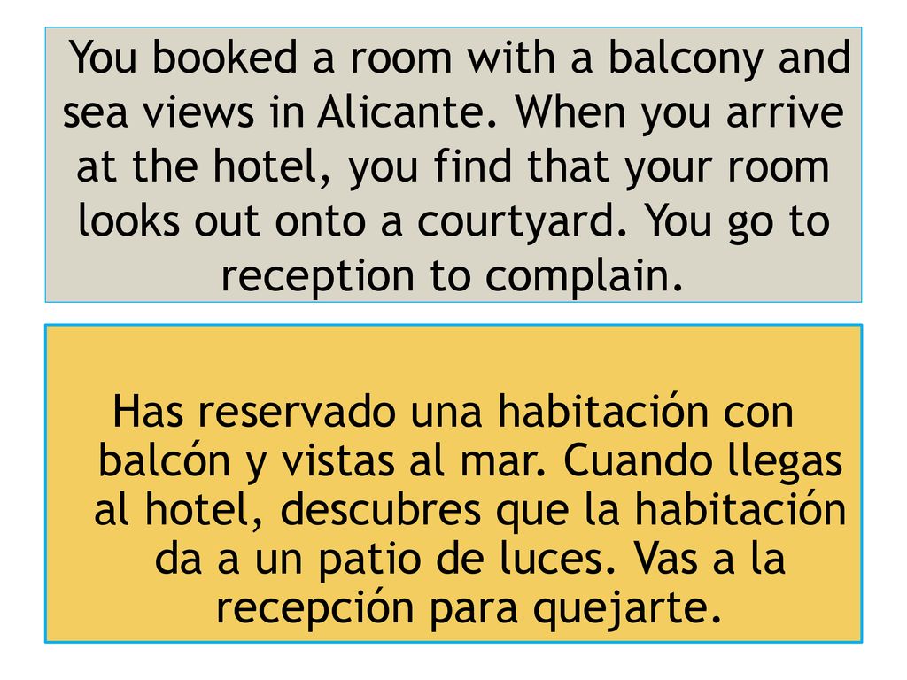 You booked a room with a balcony and sea views in Alicante