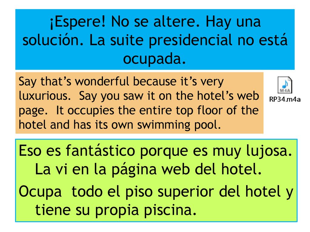 Ocupa todo el piso superior del hotel y tiene su propia piscina.